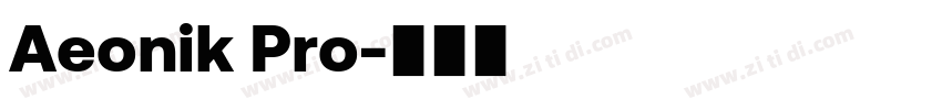 Aeonik Pro字体转换